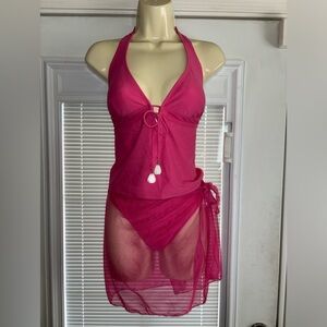 Super cute tankini set with added wrap